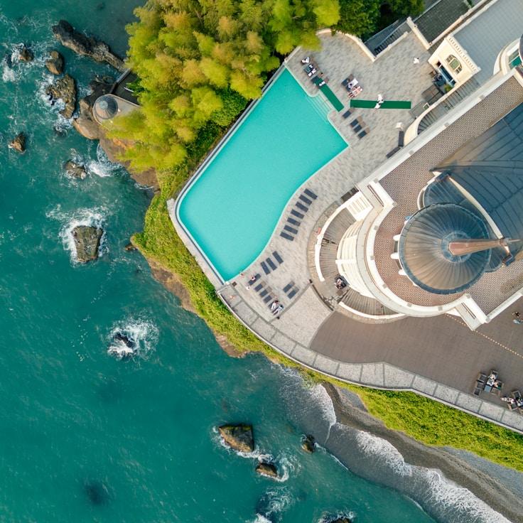 Entertainment zone at night in United Kingdom